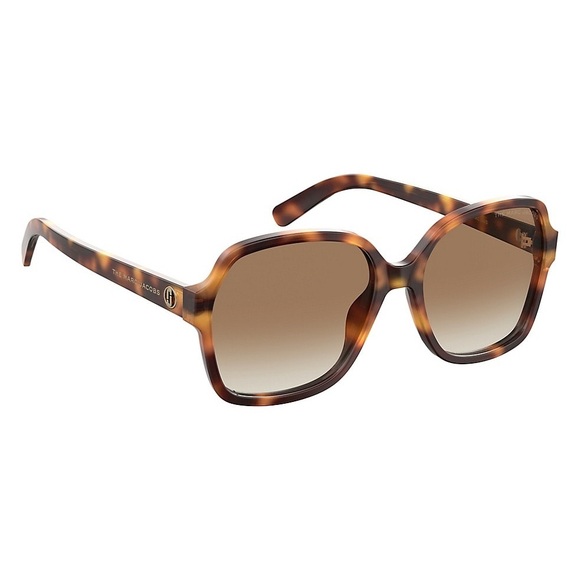 🔥♥️🔥Marc Jacobs  Havana 57MM Oversized Square Sunglasses🔥♥️🔥 - Picture 8 of 10